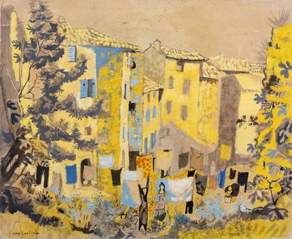 null Dany LARTIGUE (1921-2017)

Laundry in the sun

MIXED TECHNIQUE on CARTON

Signed...