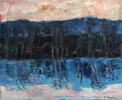 null André BRASILIER (Born in 1929)

The Seine at Bougival

OIL on canvas

Signed...