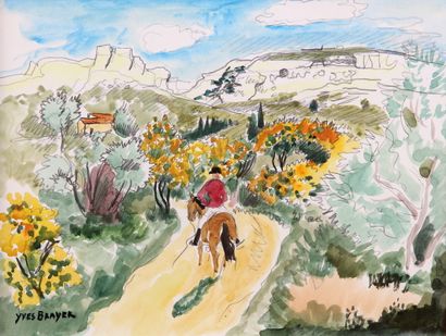 null Yves BRAYER (1907-1990)

The path to the rider and the broom

Sketch on pencil...
