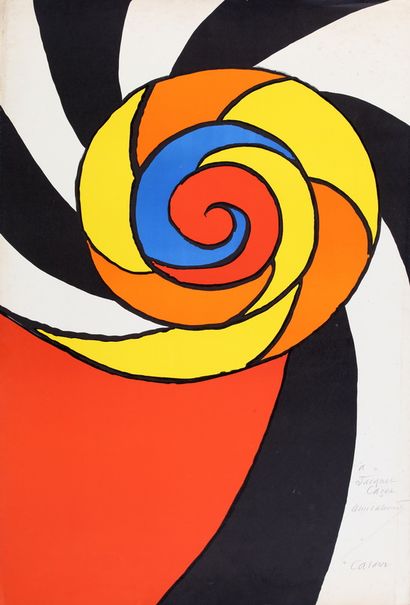 null Alexander CALDER (1898-1976)

Le turban, 1969

LITHOGRAPHIE sur PAPIER

Signée...