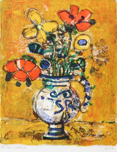 null Paul AIZPIRI (1919-2016)

Flowers in a German pot

LITHOGRAPHY on PAPER Rives

Signed...