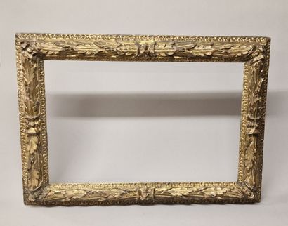 null 1 CADRE A TABLEAU de Style Louis XIV de la Fin du XIXème Siècle en bois doré...