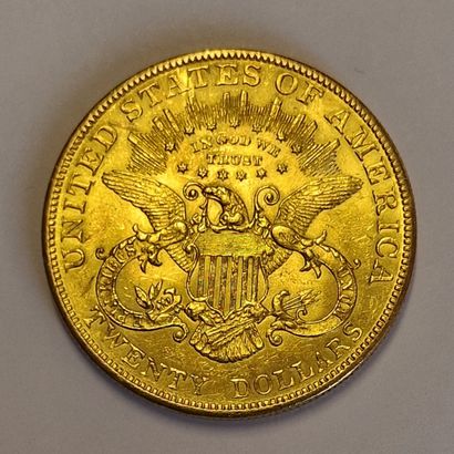 null 1 PIECE OF 20 GOLD DOLLARS 1904 Type Liberty
P. 33,5 g
(Rubbed, sold as is)
NO...