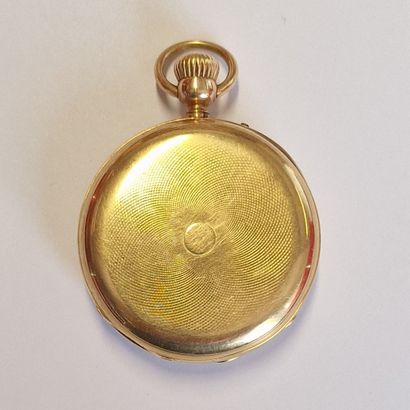 null POCKET WATCH CHRONOMETER of the End of the XIXth Century in yellow gold 750...