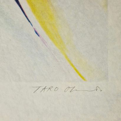 null Taro OKAMOTO (1911-1996)
Composition
LITHOGRAPHIE sur PAPIER Japon
Signée au...