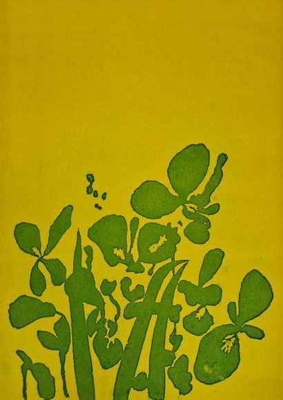 null Louis CANE (Né en 1943)
Fleurs stylisées
ESTAMPE sur PAPIER
Signée en bas à...