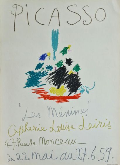 null AFFICHE Pablo PICASSO 
Exposition "Les Ménines" 
Galerie Louise Leiris, 1959
Mourlot...