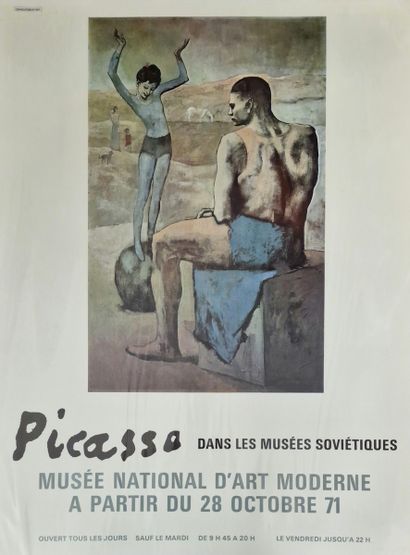 null D'après PICASSO
TROIS AFFICHES d'exposition
Salon de mai, 1957
MAM 1971
BIBLIOTHEQUE...