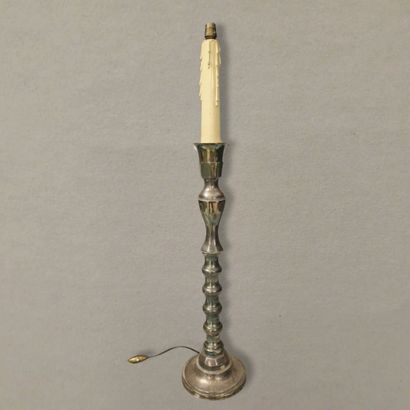 GRAND PIED DE LAMPE de Style Louis XIII -...