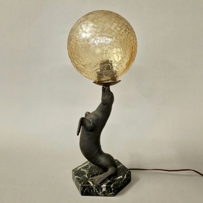 Louis-Albert CARVIN (1875-1951) - LAMP IN...