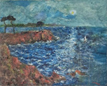 null Pedro ZAMORANO (XXth century)
Coastline and boat
OIL on canvas
Signed lower...