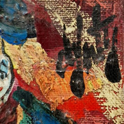 null Henri D'ANTY (1910-1998)
Suite de deux HUILE sur TOILES
Portraits de clowns
Signées...