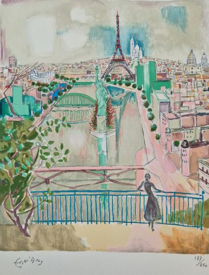 null Edouard Georges MACAVOY (1905 - 1991)
Vue de Paris
LITHOGRAPHIE
Signée en bas...
