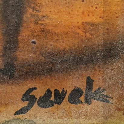 null SEVEK (1918-1994)
- Marine au couchant
HUILE sur PANNEAU
Signée en bas à droite
46...