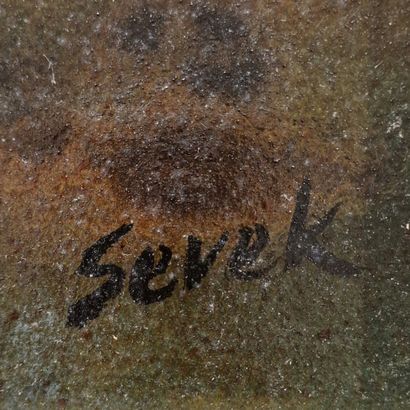 null SEVEK (1918-1994)
- Marine au couchant
HUILE sur PANNEAU
Signée en bas à droite
46...