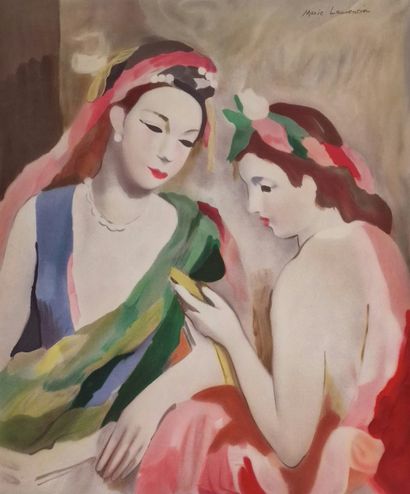Marie LAURENCIN (1883-1956)
The conversation
LITHOGRAPHY
Signed...