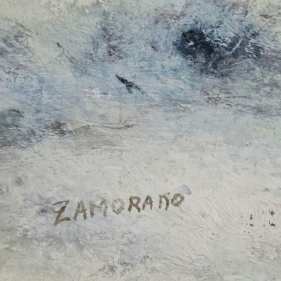 null Pedro ZAMORANO (XXth century)
Sea (Costa Brava)
OIL on canvas
Signed with the...