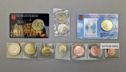 VATICAN EURO, ensemble de pièces comprenant:
-...
