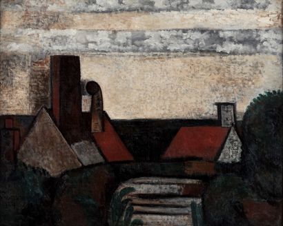 GROMAIRE Marcel (1892-1971)
Paysage nordique...