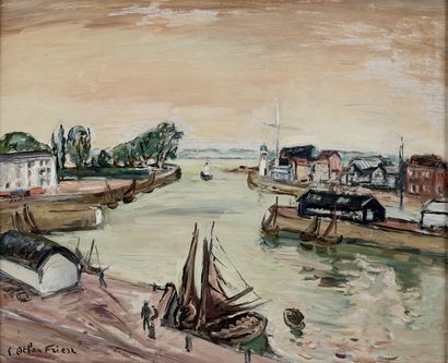 FRIESZ Emile Othon (1879-1949)
Port d'Honfleur
HUILE...