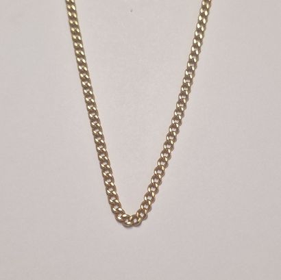 null Modern chain in yellow gold 750 Millièmes with rounded curb chain link 
P. 14.6...