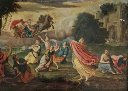null FLEMISH SCHOOL OF THE 17TH CENTURY
The Abduction of Proserpine by Pluto
OIL...