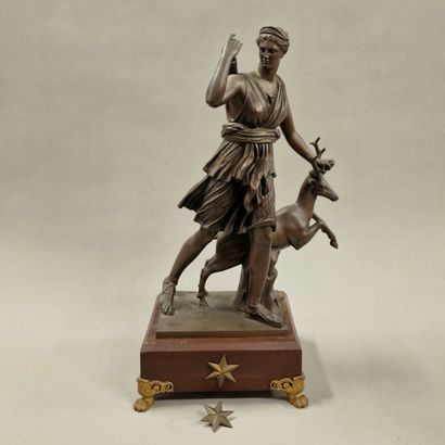 null BARBEDIENNE FONDEUR, after Barthélemy PRIEUR
Diana of Versailles
BRONZE WITH...