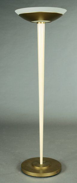 Jean-Perzel (1892-1986) Lampe de salon Haut. 170 cm