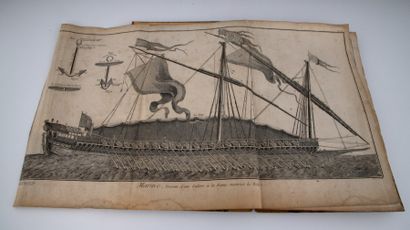 null LIVRE - Recueil de plusieurs gravures de dessins de planches de bateaux, coques...