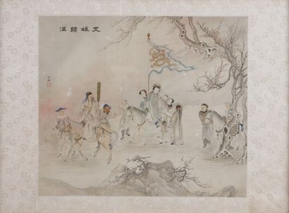 null 6/ Chine Fin du XIXème Siècle Période République - Le voyage du retour de Wengi...