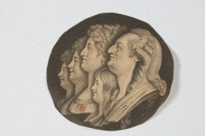 null TRAVAIL FRANÇAIS DU XIXe SIÈCLE.

D'APRÈS PIAT-JOSEPH SAUVAGE (1744-1818). 

Portrait...