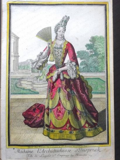 null ÉCOLE FRANÇAISE DE LA FIN DU XVII e SIÈCLE. 

Madame l'archiduchesse d'Innsbruck,...