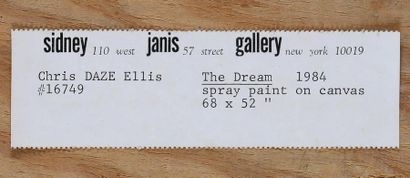 null DAZE (1962)

The Dream

Peinture aérographe sur toile

Signée en bas à gauche...
