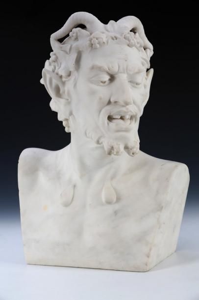 null BUSTE DE FAUNE

ITALIE FIN DU XIXème SIECLE

Important marbre blanc

H. 53 cm

Reproduit...