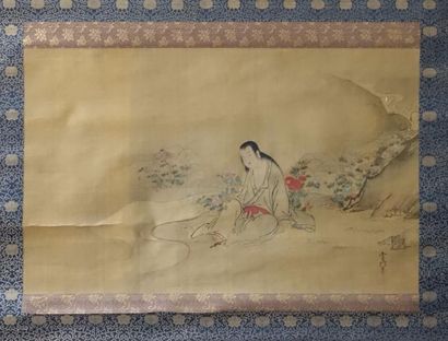 null JAPON Période Edo (1603-1868), Fin XVIIIe-XIXe Siècle

KAKEMONO en couleurs...