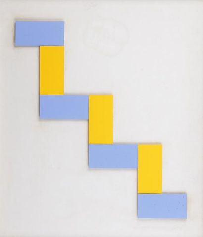 null Albert CHUBAC (1925-2008)

Sculpture collage

Carton bois et couleurs

Signée...