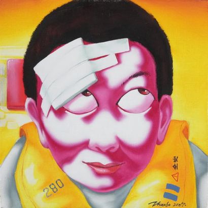 null ZHAO Bo (1974)

Portrait masculin

Huile sur toile

Signée en bas à droite et...
