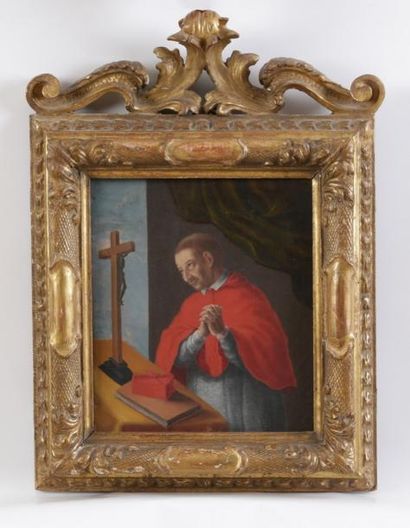 null ECOLE du XVIIème Siècle

Sujet religieux priant

Huile sur toile

25 x 22 cm

(petits...