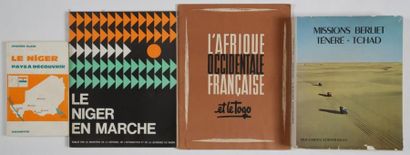 null Lot de 4 volumes 

Le Niger en marche,1965

L'A.O.F. et le Togo,1949

A.Clair:...