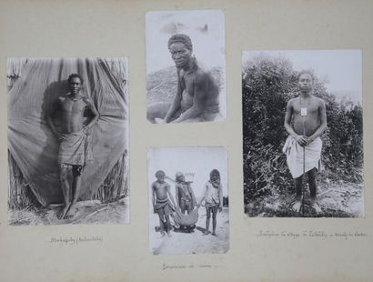 null Album de tirages photographiques de Madagascar de 1889 à 1906 montés sur carton...