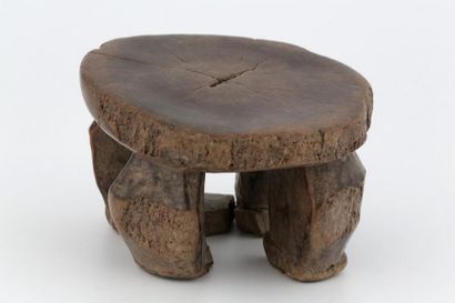 null MALI DOGON Petit tabouret de grande ancienneté

Belle patine brune

Manques...