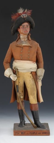 null FIGURINE de Charles SANDRE

" Représentant du peuple (1794) "

Figurine en bois,...