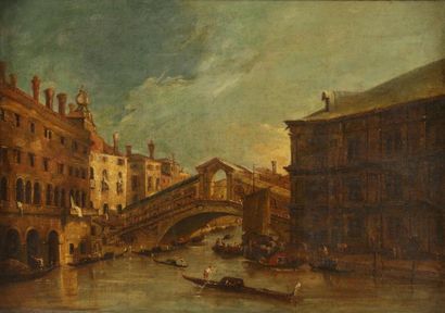 null Dans le goût de GUARDI

Vue de Venise : le Pont du Rialto

Toile

36 x 51 cm

Cadre...
