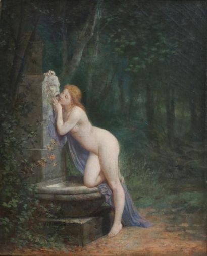 null Henri Pierre PICOU (1824-1895)

Femme nue à la fontaine

Huile sur toile

Signée...