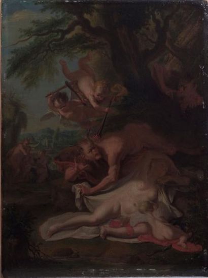 null Jacques IGNATIUS DE ROORE (1687-1747)

Nymphes et Satyres

Paire d'huiles sur...