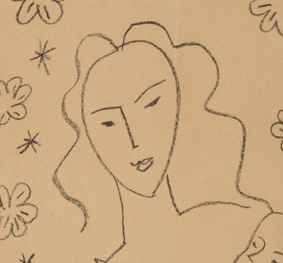 null Henri MATISSE (1869-1954)

Vierge et enfant sur fond de fleurs et d'étoiles

Lithographie...