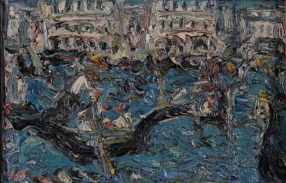 null André COTTAVOZ (1922-2012)

Vue de Venise

Huile sur panneau

Signée en bas...