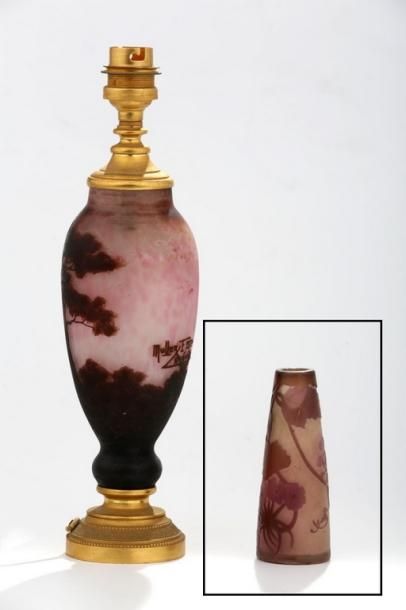 null GALLE (Ets)

VASE MINIATURE aux fleurs

verre dégagé à l'acide

Signé

H. 10.5...