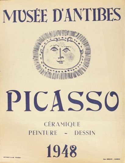 null AFFICHE D'EXPOSITION Musée d'Antibes

PICASSO, 1948

Imprimerie Devaye à Cannes

Réf....