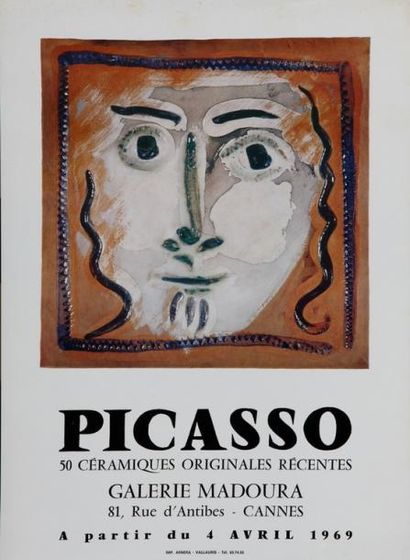 null AFFICHE D'EXPOSITION Galerie Madoura

PICASSO 50 Céramiques originales, 1969

Imprimerie...